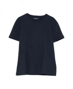 Джерсийская футболка с круглым вырезом Max Mara, синий