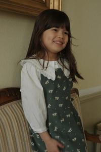 Детская хлопковая рубашка COEUR COLLAR SHIRT GOTS Konges Sløjd, белый