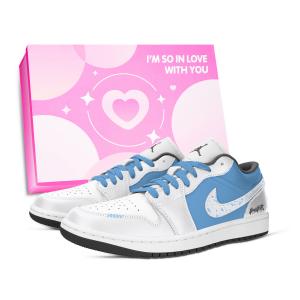 Jordan Кроссовки Air 1 Active Soaring Vintage баскетбольные Unisex Blue Gray White