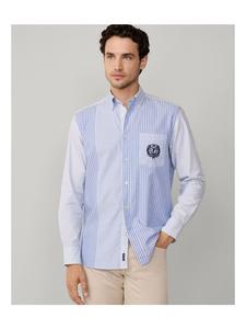 Рубашка 570-Azul/blanco Faconnable