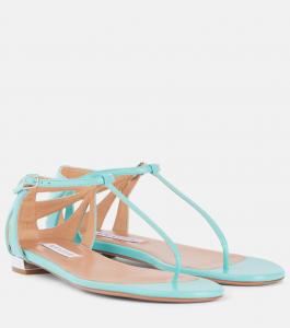Кожаные сандалии Aquazzura, Light Aaquamarine
