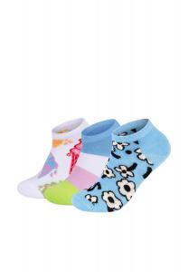 Носки Happy Socks 3 Pack Low Dancing Flower Ice Cream Stripe Socks, цвет multi_coloured