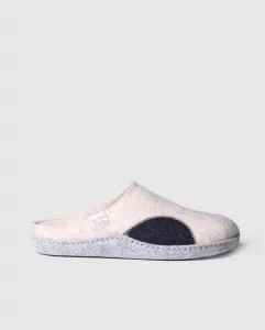 Женские тапочки закрытого дома из переработанного войлока с эффектом пэчворк Toni Pons, синий