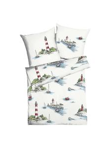 Постельное белье с изображением прибрежного пейзажа в красочных тонах kaeppel, 155 x 220 + 80 x 80 см