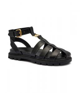 Кожаные сандалии Coach, черный