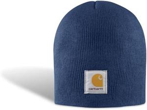 Carhartt мужская вязаная шапка-бини, Deep Blue