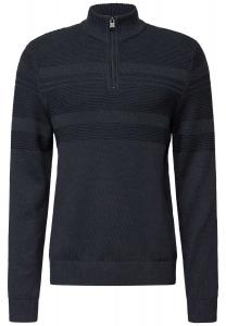 Street One MEN Свитер в темно-синем цвете
