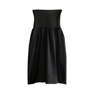 Юбка Amomento Taffeta Shirring Flare Skirt, Black