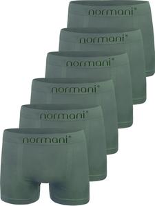 Боксеры normani 12 Stück Mikrofaser-Boxershorts für Herren, оливковый