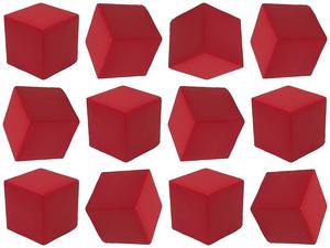 12 шт. Кубик антистрессовой пены Fun Funny