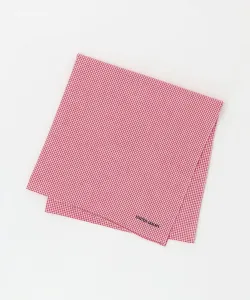 Хлопковый клетчатый платок United Arrows, цвет Red