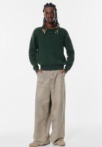 Топ PULL&BEAR LONG SLEEVE , Dark Green