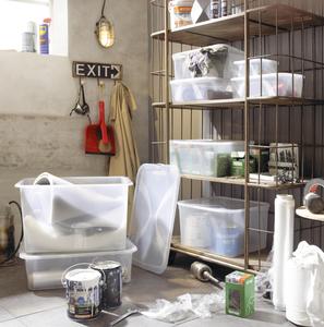 Коробка с крышкой arco Rotho, прозрачный