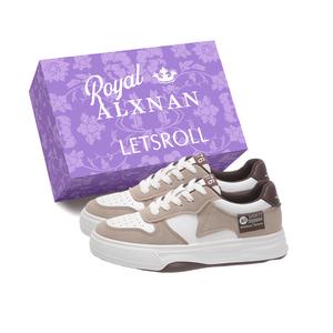 Низкие повседневные туфли женские Alxnan, Black+Box