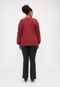 Блуза CARHILLA SLEEVE SHIRT ONLY Carmakoma, красный