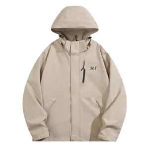 361° Тренч Unisex Gray Khaki