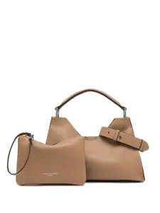 Сумка-тоут из кожи aurora GIANNI CHIARINI, розовый