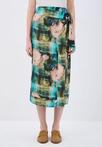 Юбка А-силуэта PATTERNED - Wrap skirt adL, темно-синий