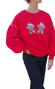 Рождественский пряничный свитер красного цвета Papermoon, красный