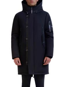 Пальто с капюшоном на подкладке из искусственного меха Karl Lagerfeld Paris, черный