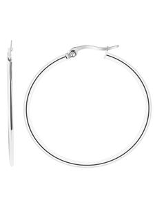 Adeliás Женские серьги - Серьги-кольца из нержавеющей стали серебристого цвета