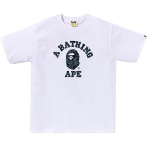 Футболка Bape Foil Neon Camo College A BATHING APE, белый