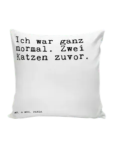 Подушка Mr. & Mrs. Panda, белый