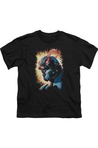 Футболка с коротким рукавом для детей "Лига справедливости Америки: Дарксайд" Gildan, черный