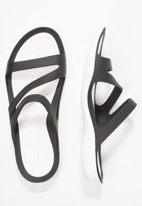 Шлепанцы Swiftwater Crocs, черный/белый