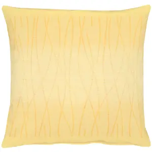 АПЭЛТ Декоративная подушка "7902 Лофт Золото", чехол на подушку с наполнителем, 1 шт APELT 35х50 см, цвет gelb + gemustert