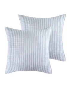 Комплект из 2 стеганых наволочек Home Whimsical Sea, европейский стиль Levtex, мультиколор