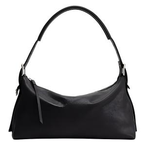 Сумка багет из телячьей кожи, женская наплечная сумка, цвет dark chocolate Lemaire