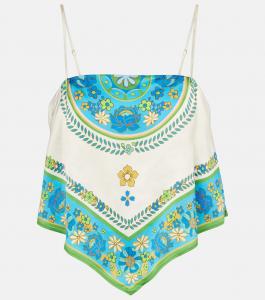 Топ с принтом Vivianna Alémais, Vivianna