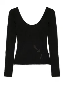 Топ с длинными рукавами ETRO, черный