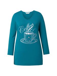 Рубашка цвета темного бензина MIAMODA