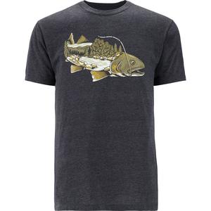 Футболка Spring flow Simms, цвет charcoal heather