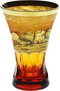Стаканчик Art Queen, 150 мл, золотой, из стекла Cristalica GmbH