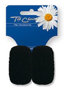 Заколки для волос Top Choice, черные, 2 шт