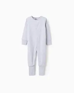Детская пижама «расту вместе с тобой» из вязаного трикотажа, с возможностью расширения Zippy, светло-серый