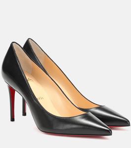 Кожаные туфли Kate 85 Christian Louboutin, черный