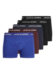 Трусы JACK & JONES Boxer shorts Black Friday, цвет navy/royal blue/dark brown/black