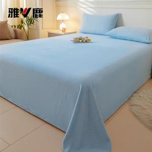 Yalu Простыня 200х230 см из молочного велюра, цвет Baby Blue