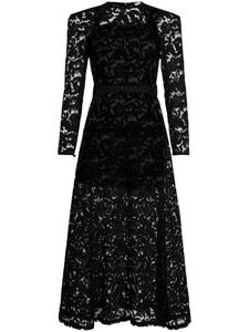 Patou платье из органического хлопка с цветочным кружевом, черный