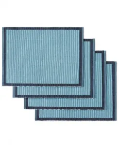 Набор из 4 салфеток для вечеринки в саду Kate Spade New York, синий