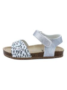 Сандалии billowy, серебряный