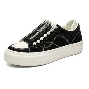 MODENGPAN Низкие парусиновые туфли мужские черные