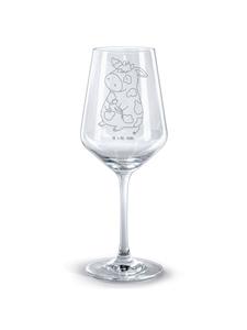 бокал для красного вина корова без слов в прозрачном Mr. & Mrs. Panda