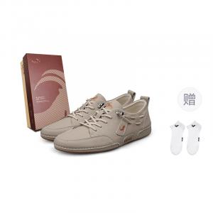 Slip Resistant, Abrasion Resistant, Breathable Coverage Low Top Casual Shoes Unisex BECK, sand[comes with brand socks]