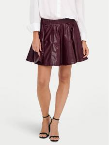 Юбка из искусственной кожи regular fit Jacky 15355512 Only, фиолетовый