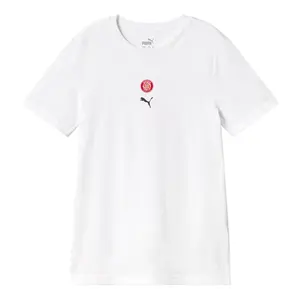 Forever.Dreaming Tee Jr. Girona FC Puma детская футболка, белый
